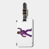 Emoji Dancing Man Gepäckanhänger (Vorderseite vertikal)