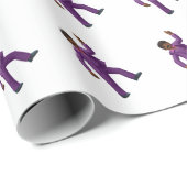 Emoji Dancing Man Geschenkpapier (Rolleneckpunkt)