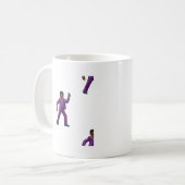 Emoji Dancing Man Kaffeetasse (Vorderseite Links)