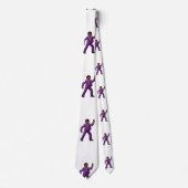 Emoji Dancing Man menswees mennecktie neck Krawatte (Vorderseite)
