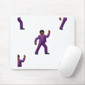 Emoji Dancing Man Mousepad (Mit Mouse)