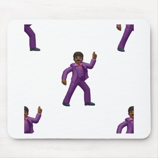 Emoji Dancing Man Mousepad (Vorne)
