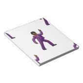 Emoji Dancing Man Notizblock (angewinkelt)
