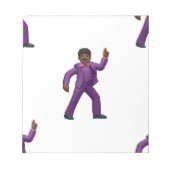 Emoji Dancing Man Notizblock (Vorderseite)