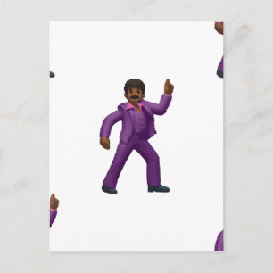 Emoji Dancing Man Postkarte