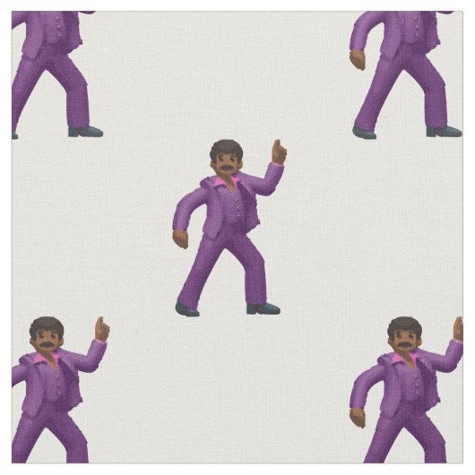 Emoji Dancing Man Stoff (Nahaufnahme)