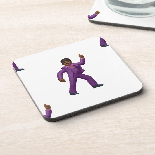 Emoji Dancing Man Untersetzer (Linke Seite)