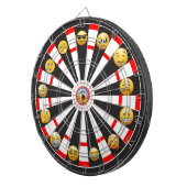 Emoji des Tages Dartscheibe (Vorderseite rechts)