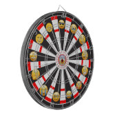Emoji des Tages Dartscheibe (Vorderseite Links)