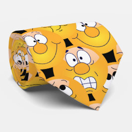 Emoji Design Funny Faces Krawatte