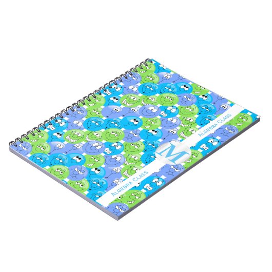 Emoji Design Funny Fun Faces Notizblock (Linke Seite)