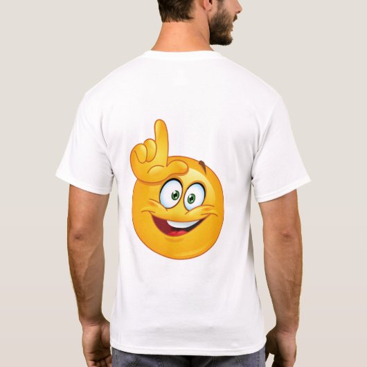 Emoji Design-T - Shirt von hoher Qualität (Rückseite)