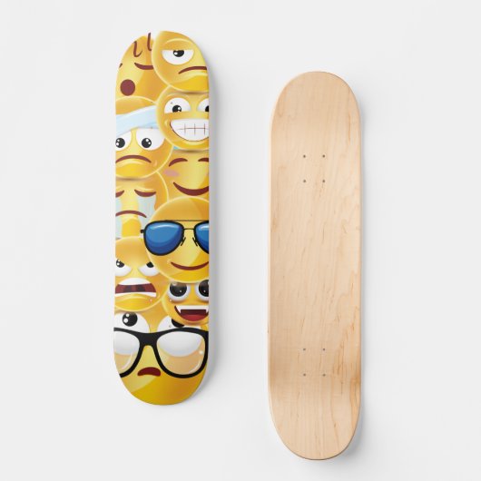 Emoji Designs Skateboard (Vorderseite)