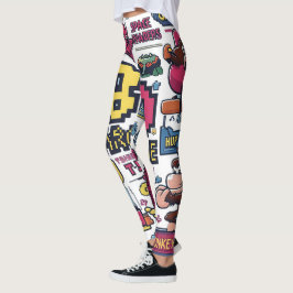 EMOJI DRUCKEN LEGGINGS