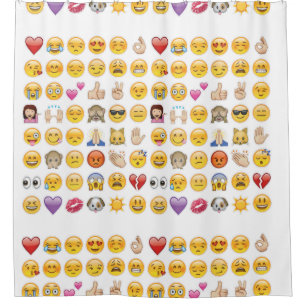 Emoji-Duschvorhang Duschvorhang