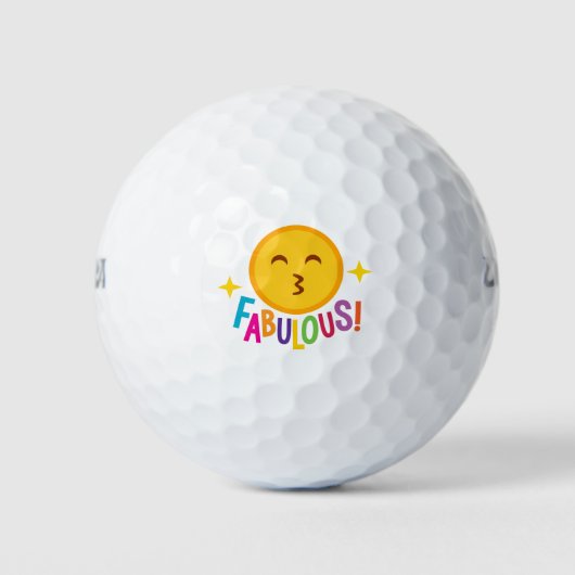 Emoji Fabulous Golfball (Vorderseite)