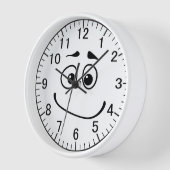 Emoji Face Character Expression Cartoon Uhr (Winkel)