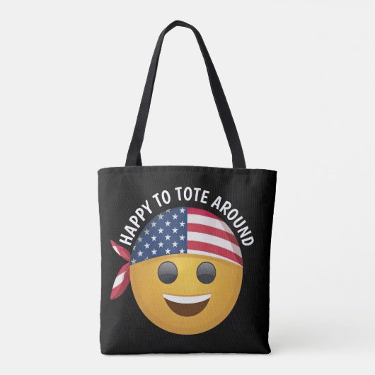 Emoji Face Tasche (Rückseite)