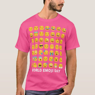 Emoji Face world Emoji Day 17. Juli T-Shirt