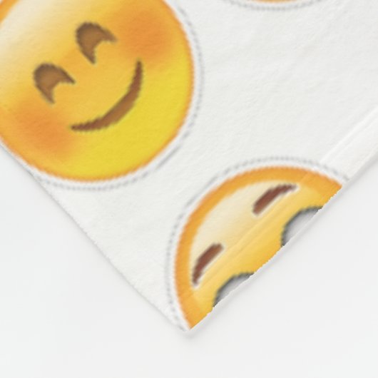 Emoji-Fleece-Decke Fleecedecke (Ecke)