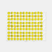 Emoji Fleece-Decke Fleecedecke (Vorderseite (Horizontal))