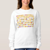Emoji Frauen Sweatshirt (Vorderseite)