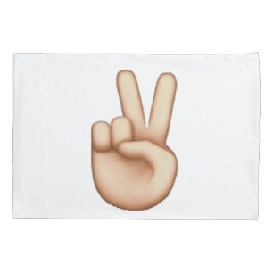 Emoji - Frieden Kissenbezug