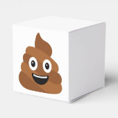 Emoji-Gastgeschenk-Box gekackt Geschenkschachtel (Rückseite)
