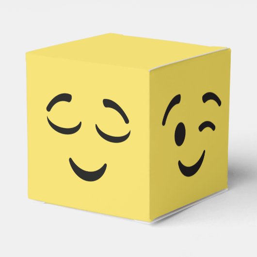 EMOJI Gastgeschenk Boxes Geschenkschachtel (Rückseite)
