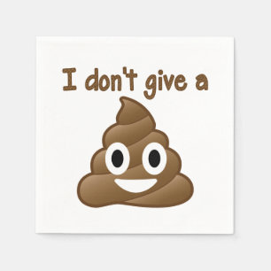 Emoji geben gekackte Papierservietten nicht