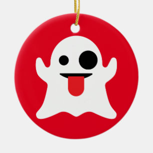 Emoji Geist Keramik Ornament