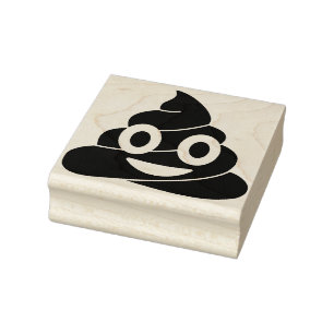 Emoji Gekackt Gummistempel