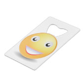 Emoji ! geldbeutel flaschenöffner (Vorderseite Schrägansicht)