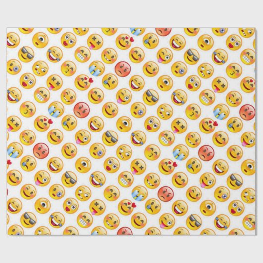 emoji geschenkpapier (Flach)