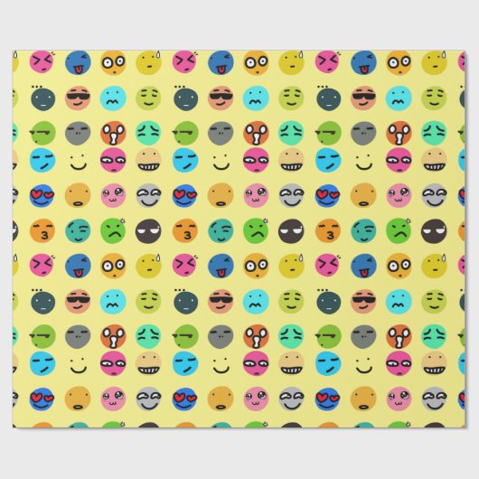 Emoji Geschenkpapier (Flach)