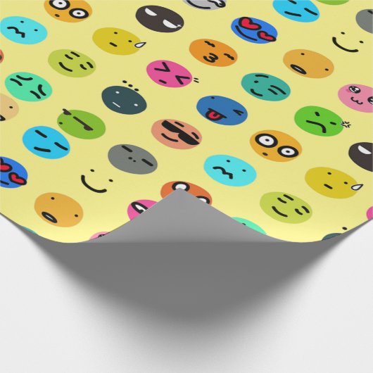 Emoji Geschenkpapier (Ecke)