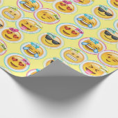 Emoji Geschenkpapier (Ecke)