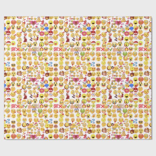 Emoji Geschenkpapier (Flach)
