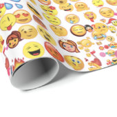 Emoji Geschenkpapier (Rolleneckpunkt)