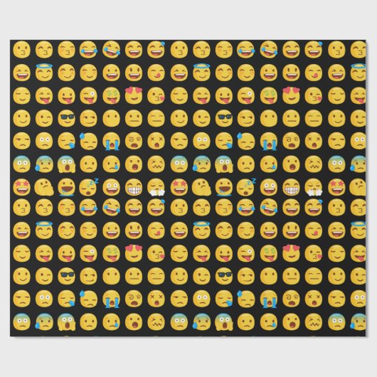 Emoji Geschenkpapier (Flach)