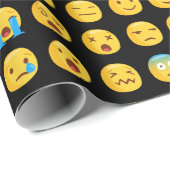 Emoji Geschenkpapier (Rolleneckpunkt)