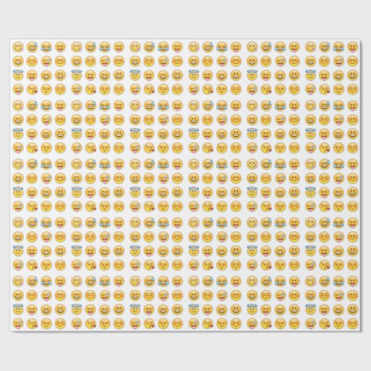 Emoji Geschenkpapier (Saum)