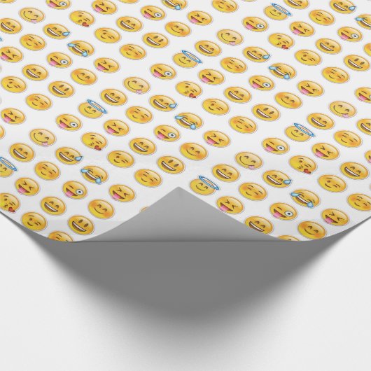 Emoji Geschenkpapier (Ecke)