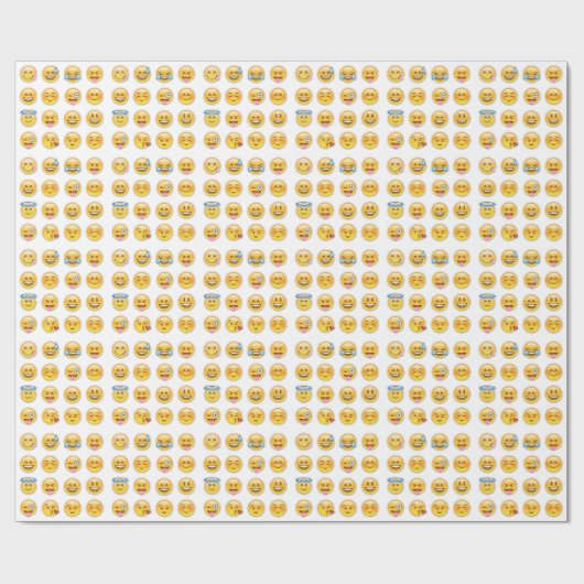 Emoji Geschenkpapier (Flach)