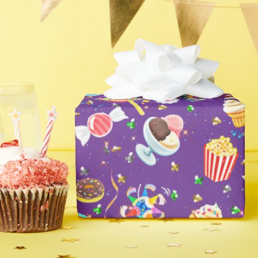 Emoji-Geschenkverpackungspapier Geschenkpapier (Geburtstagsparty)