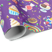 Emoji-Geschenkverpackungspapier Geschenkpapier (Rolleneckpunkt)