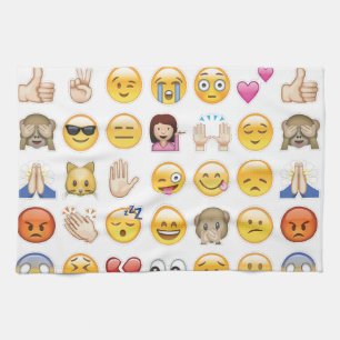 Emoji Geschirrtuch