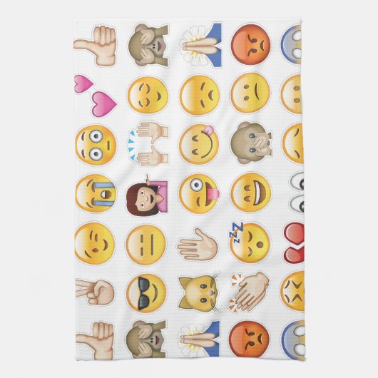 Emoji Geschirrtuch (Vertikal)