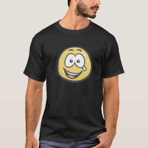 Emoji: Gesicht mit Rissen der Freude T-Shirt