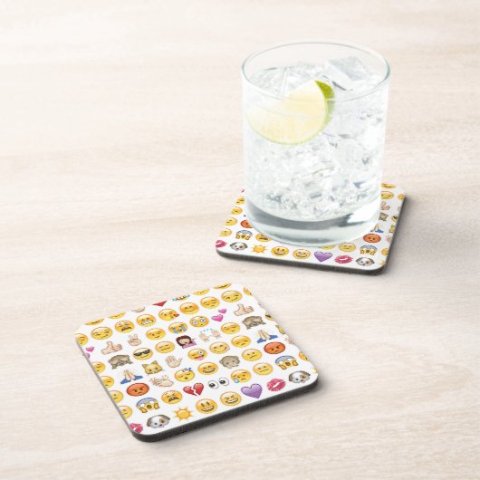 Emoji Getränkeuntersetzer (Rechte Seite)